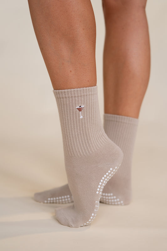 Espresso Martini Grip Socks